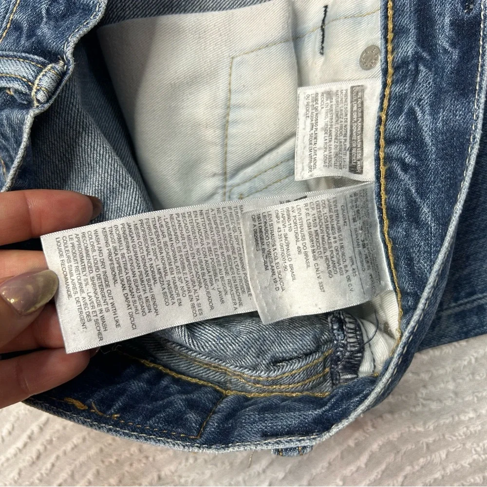 Levi’s 513 Slim Straight Jeans Men’s 36x30 Blue Classic Denim Casual Everyday
